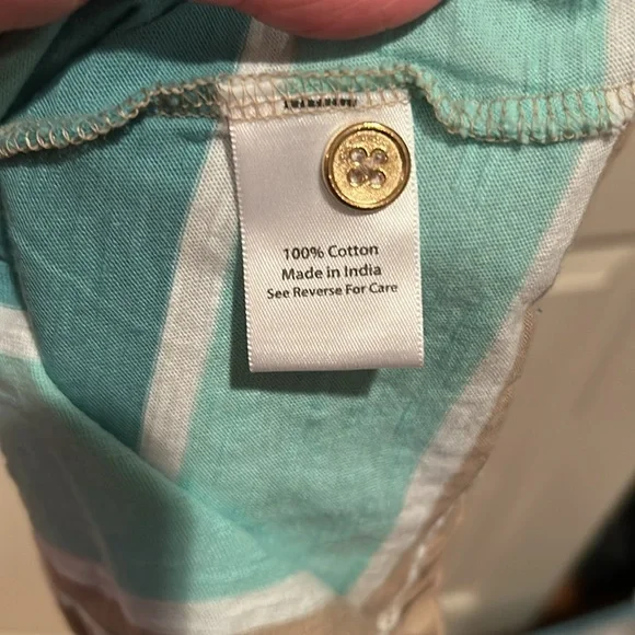 Coral Bay XL - Greens and Tan Striped Tee
Dress - Picture 4 of 6